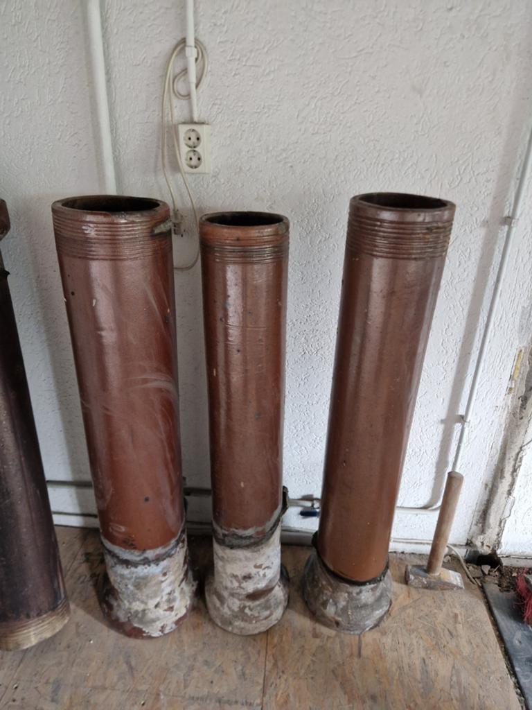 Schoorsteen pot / buizen - 4 stuks, Doe-het-zelf en Verbouw, Overige Doe-het-zelf en Verbouw, Ophalen, Gebruikt