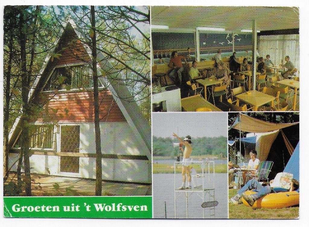Mierlo 't Wolfsven Vakantipark Gelopen Ansichtkaart ( B6133, Ophalen of Verzenden, 1980 tot heden, Gelopen