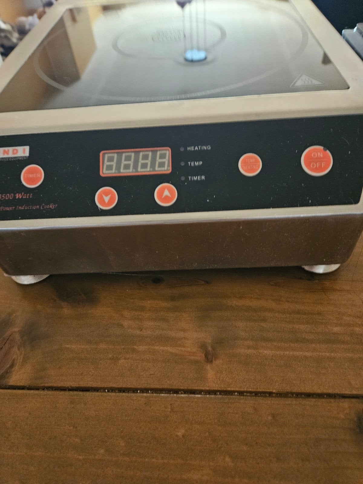 Hendi Inductie Kookplaat 3500 Watt, Gebruikt, Verzenden, 3 kookzones of minder, Inductie