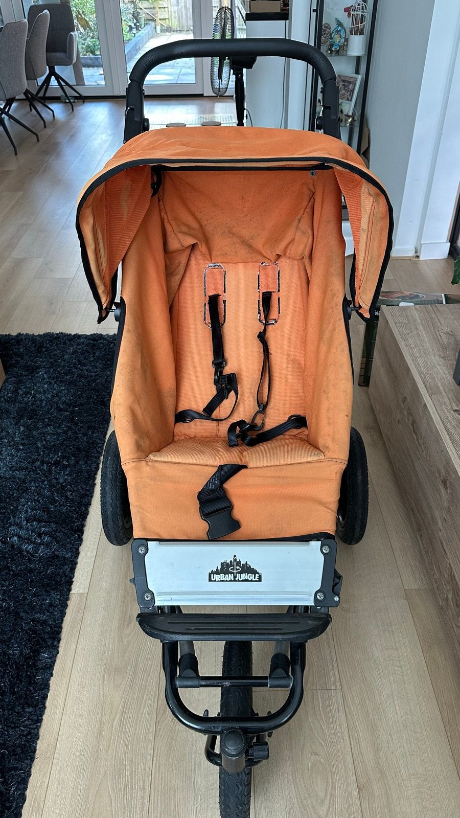 Urban Jungle kinderwagen met reiswieg en accessoires, Kinderen en Baby's, Gebruikt, Luchtbanden, Ophalen, Kinderwagen