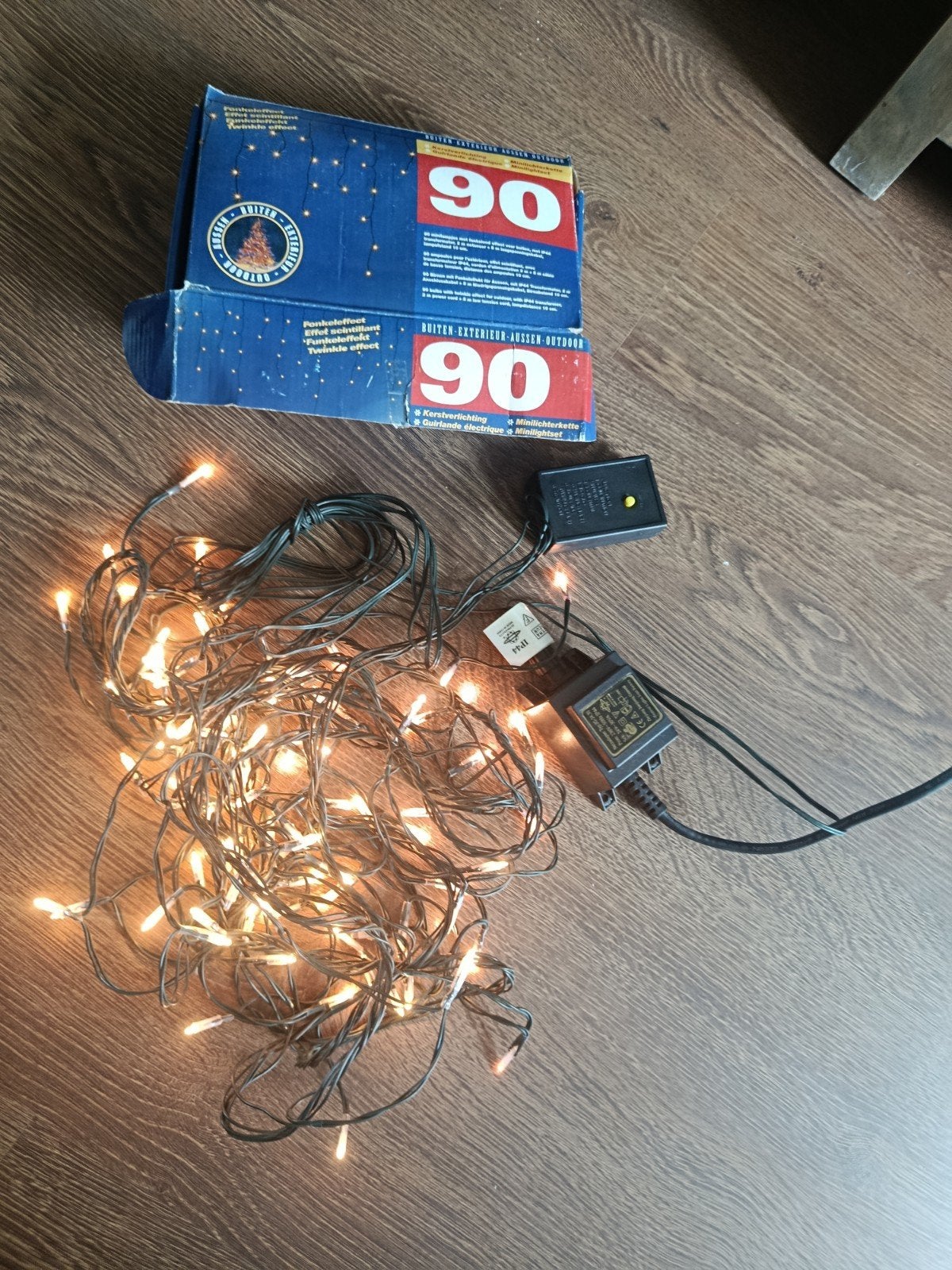 Kerst lampjes, Ophalen