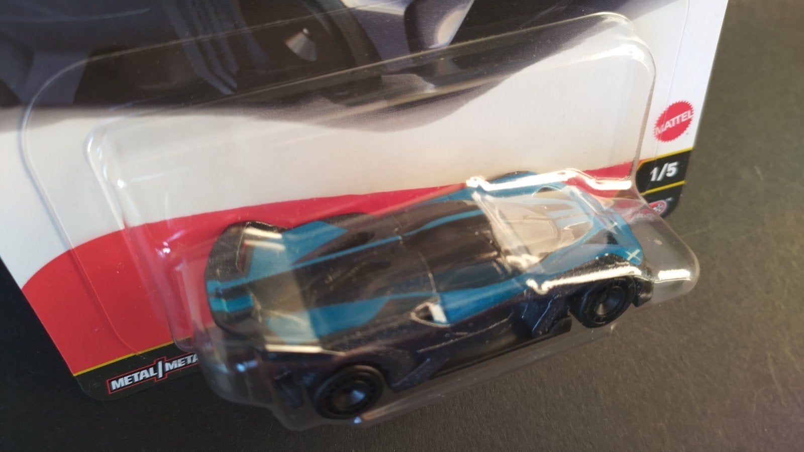 Bugatti Bolide 1:64 Hotwheels Premium Pol, Hobby en Vrije tijd, Modelauto's | Overige schalen, .., Auto, Verzenden, .