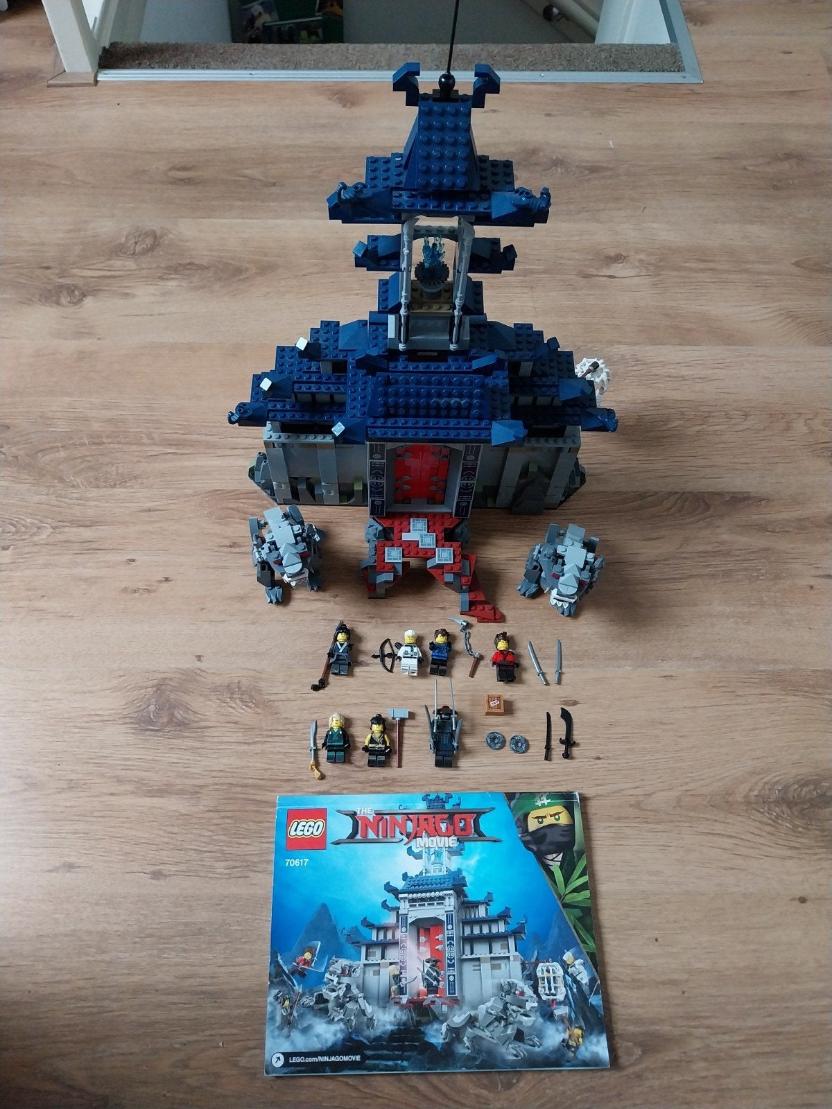 lego ninjago 70617 tempel van het ultieme wapen, Ophalen of Verzenden, Zo goed als nieuw