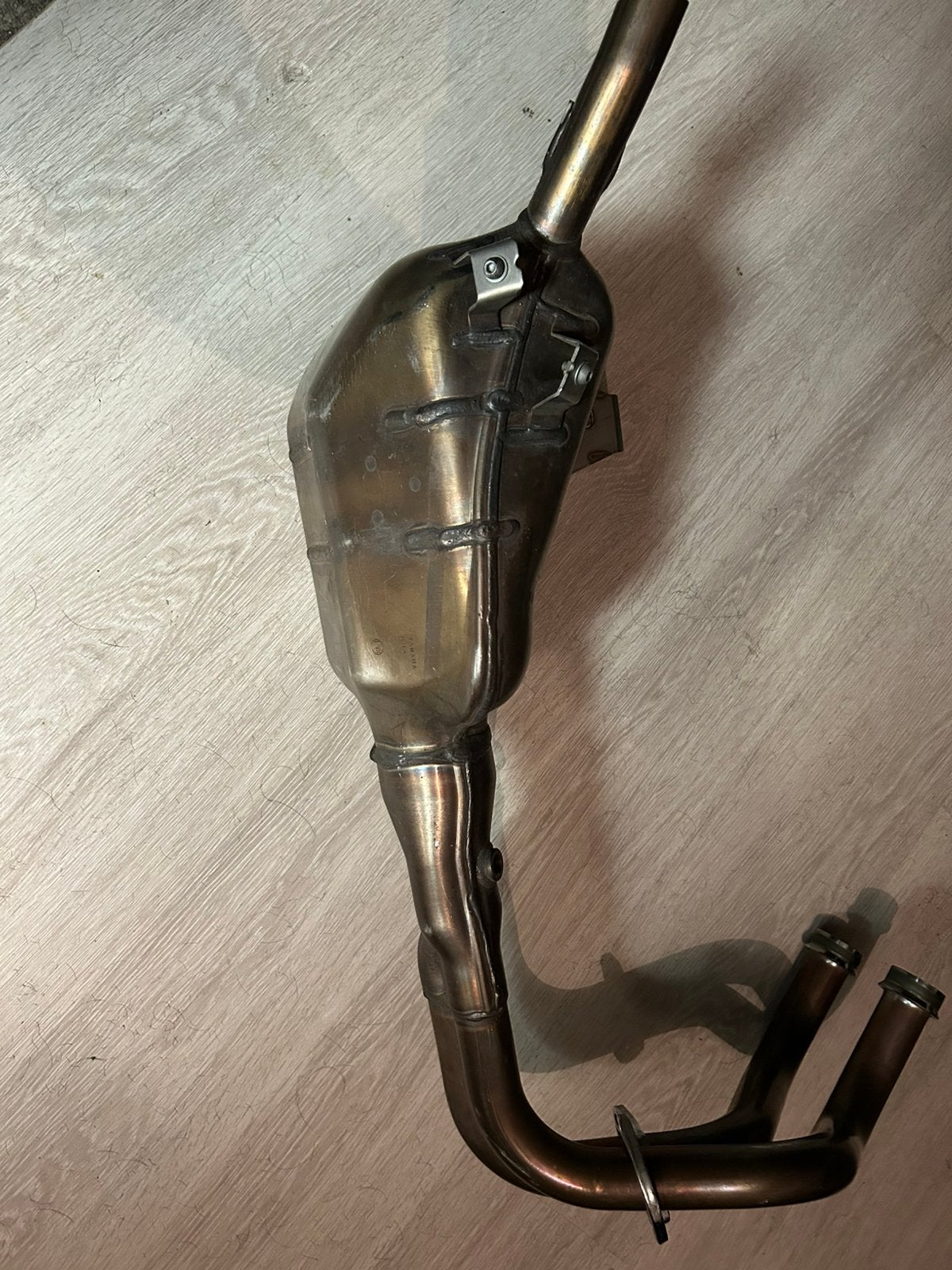 Originele Yamaha MT07 uitlaat, Motoren, Onderdelen | Yamaha, Ophalen of Verzenden