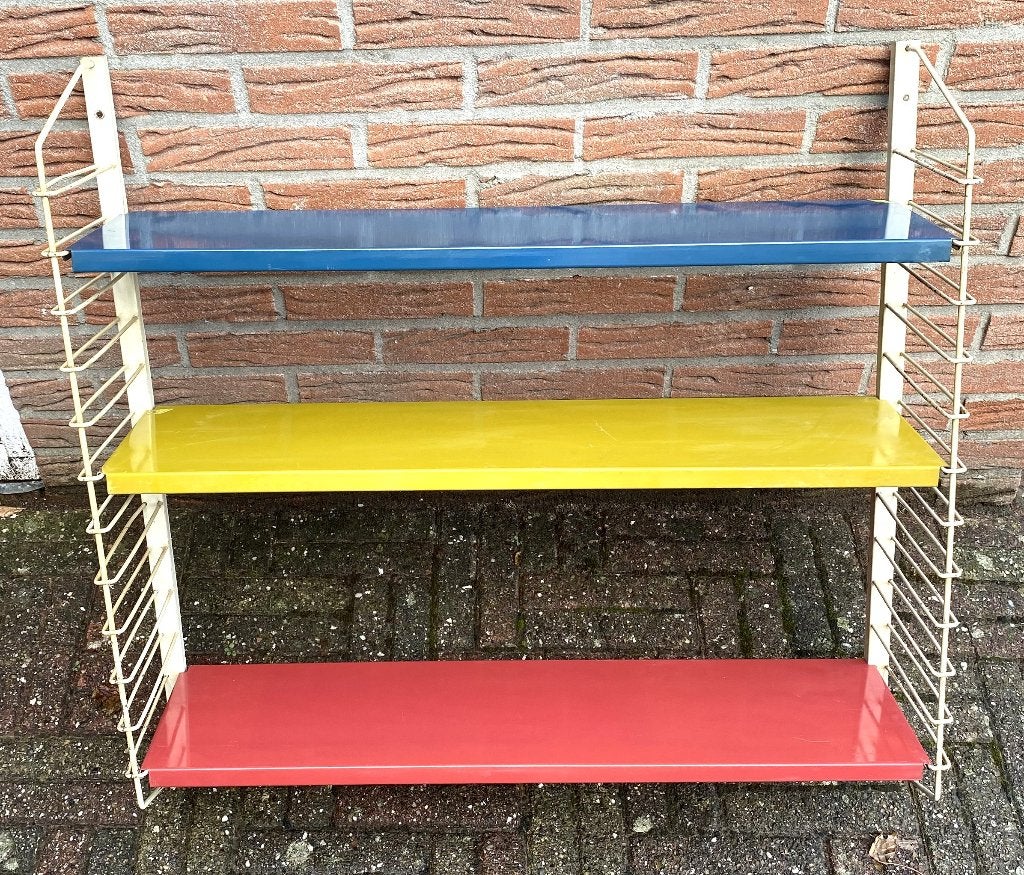 Leuke Vintage Drentea Wandrek - mid century retro dutch, Met plank(en), Gebruikt, Minder dan 25 cm, Minder dan 100 cm