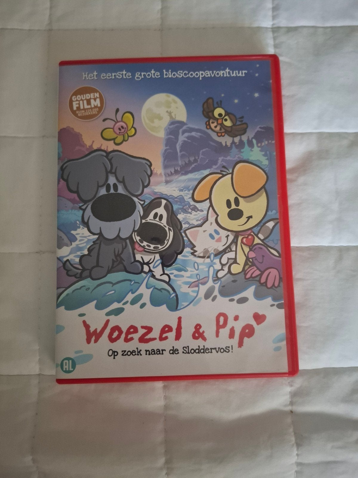 Woezel & Pip: Op zoek naar de Sloddervos! DVD, Inclusief doosje, Animatie, Alle leeftijden, Zo goed als nieuw