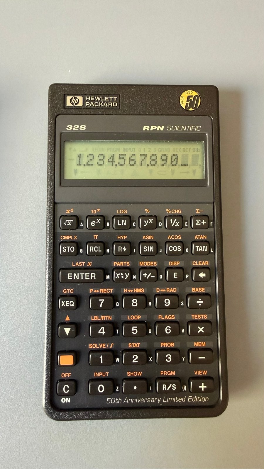 HP 32S RPN Scientific Calculator 50th Anniversary, Ophalen, Gebruikt