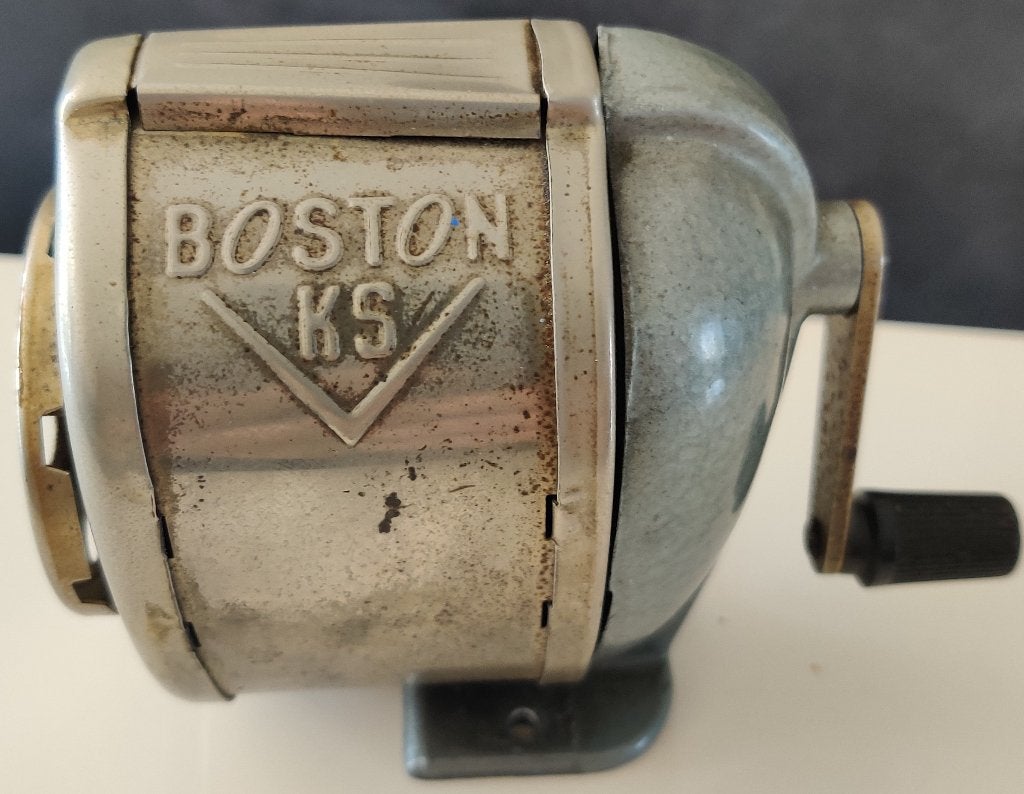 Puntenslijper handmatige Boston KS van staal vintage, Ophalen of Verzenden