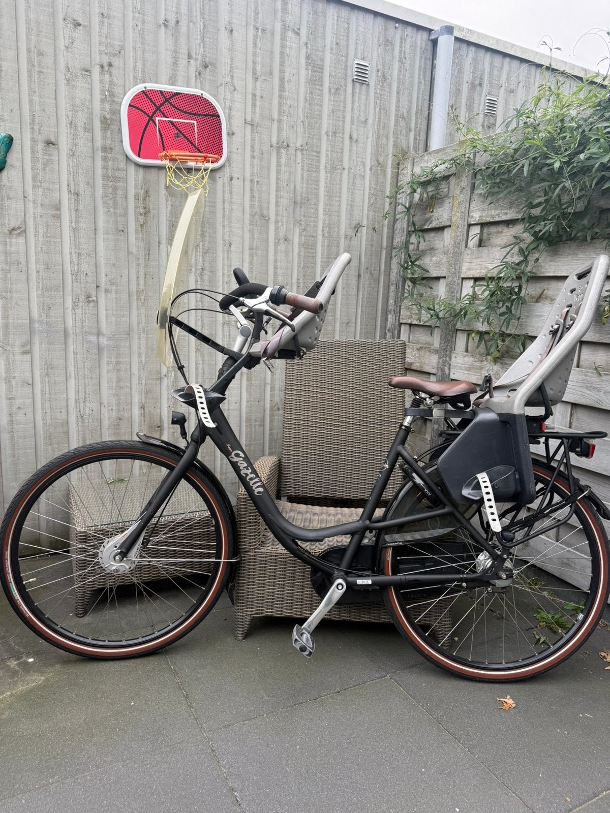 Mamafiets-Gazelle Bloom, Ophalen, 2 zitjes, Gebruikt, Versnellingen
