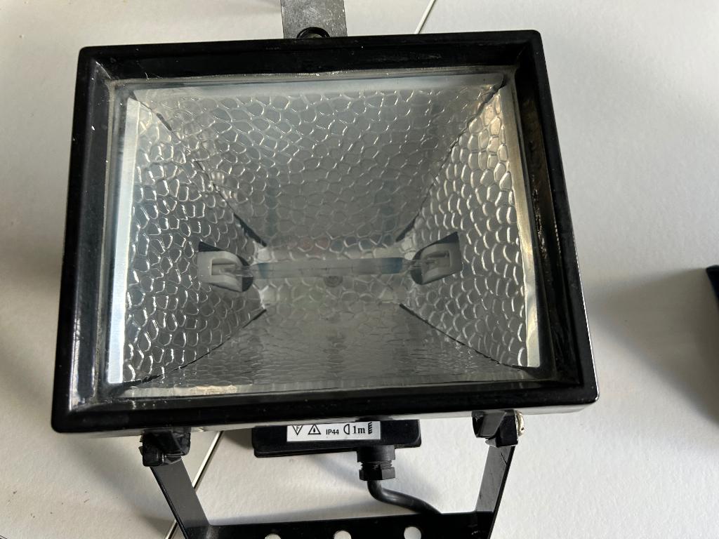 Promax breedstraler bouwlamp. 500W, Ophalen, Gebruikt, Met statief, Lamp met armatuur