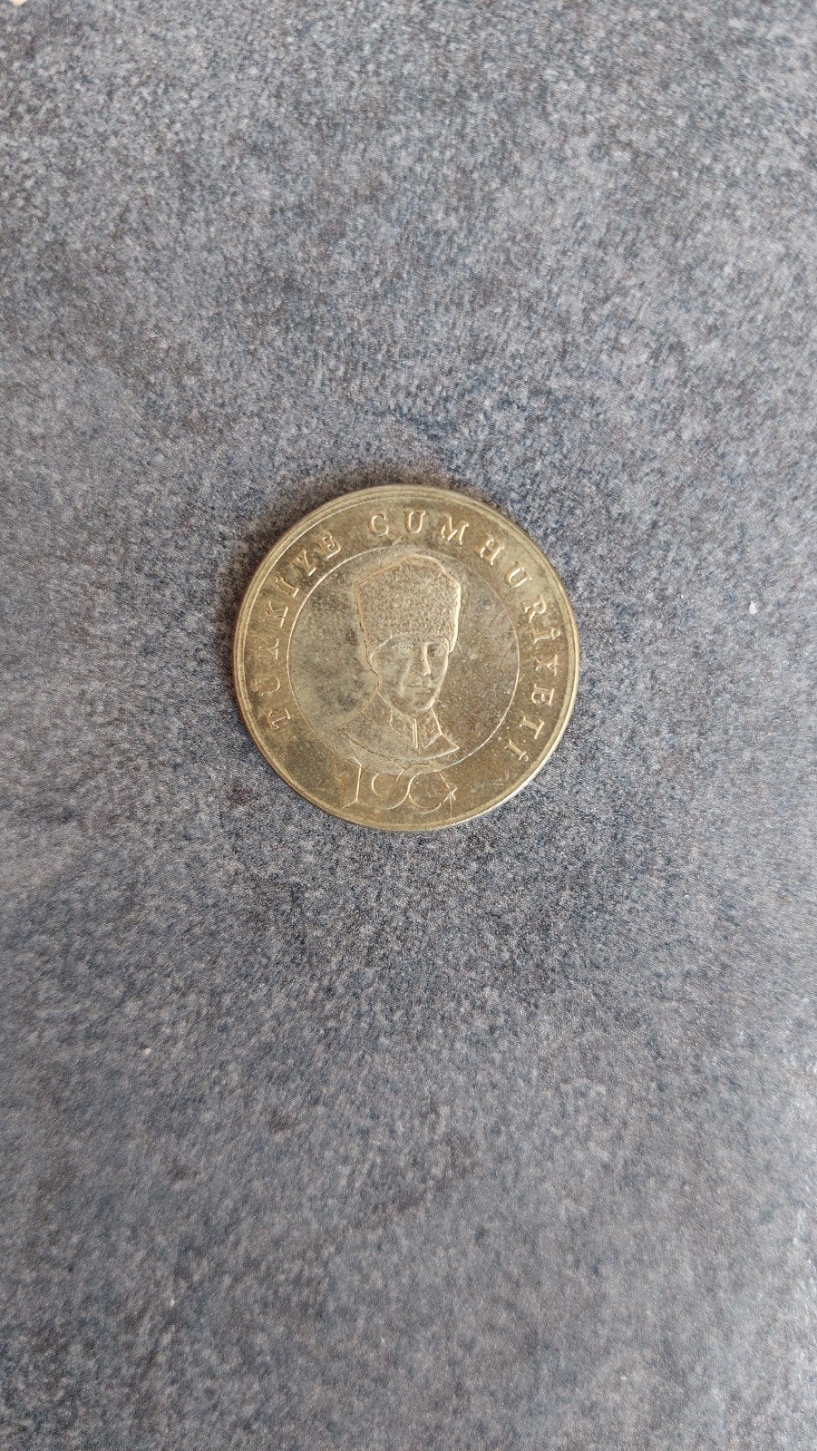 Turkse 5 tl munt 2023 met Atatürk, Ophalen, Midden-Oosten, Losse munt