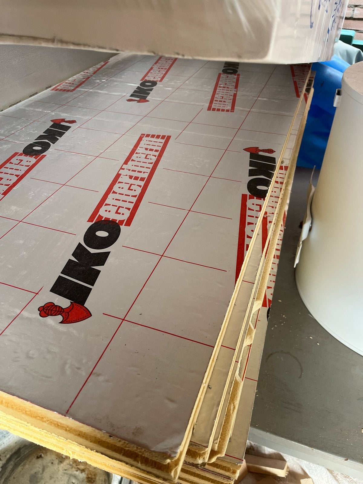 9 PIR isolatieplaten 4 cm met mes en groef, Doe-het-zelf en Verbouw, Ophalen, 4 tot 8 cm, Hardschuim (Pir), Vloerisolatie