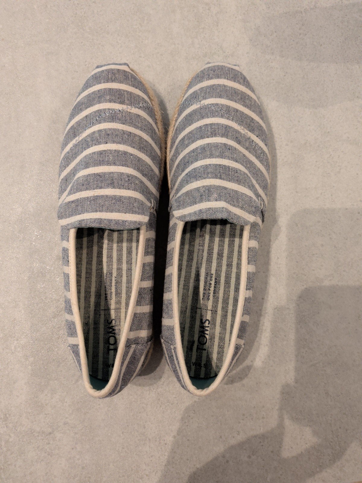 TOMS Espadrilles - Gestreepte Instappers Maat 39, Kleding | Dames, Schoenen, Blauw, Nieuw, Ophalen of Verzenden, TOMS