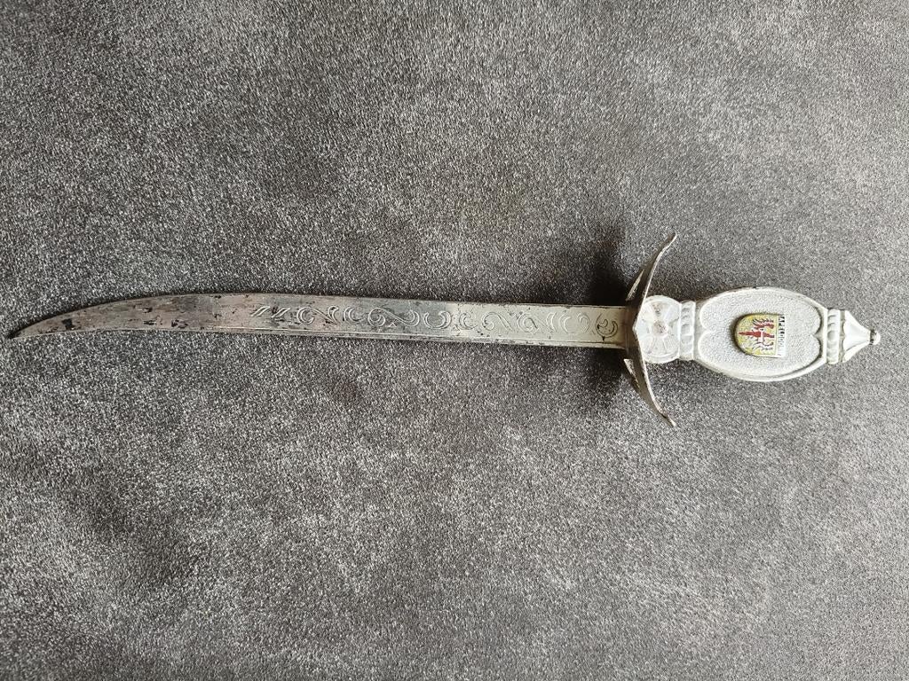 Vintage Briefopener Apeldoorn - Decoratief Zilverkleurig, Antiek en Kunst, Ophalen of Verzenden
