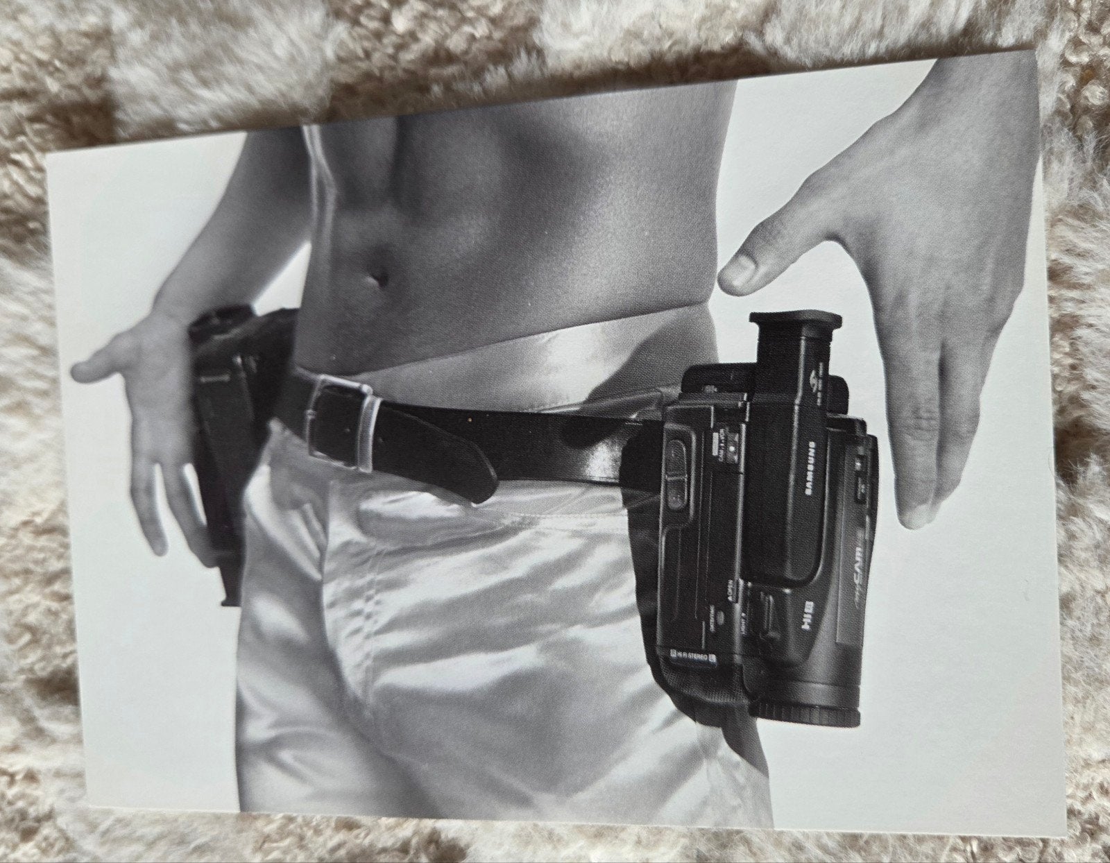 Vintage Samsung Camcorder Reclame Ansichtkaart, Verzenden, 1980 tot heden, Ongelopen, Overige thema's