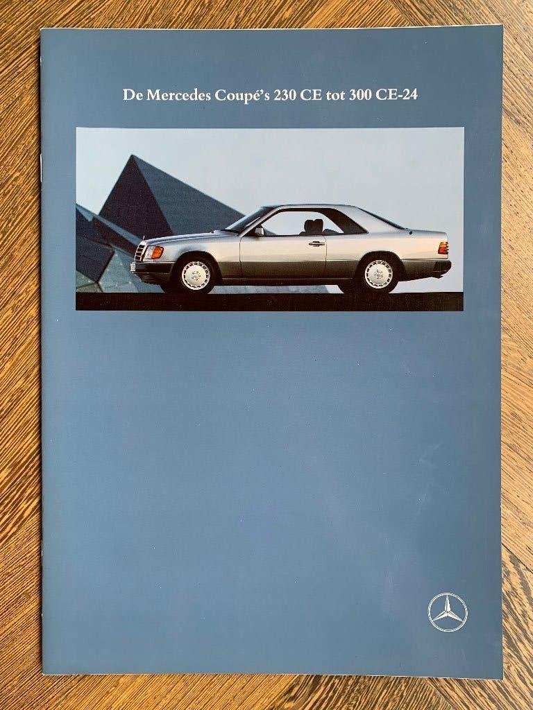 Brochure Mercedes-Benz E-klasse CE coupe C124 1990, Nieuw, Mercedes-Benz, Mercedes, Ophalen of Verzenden