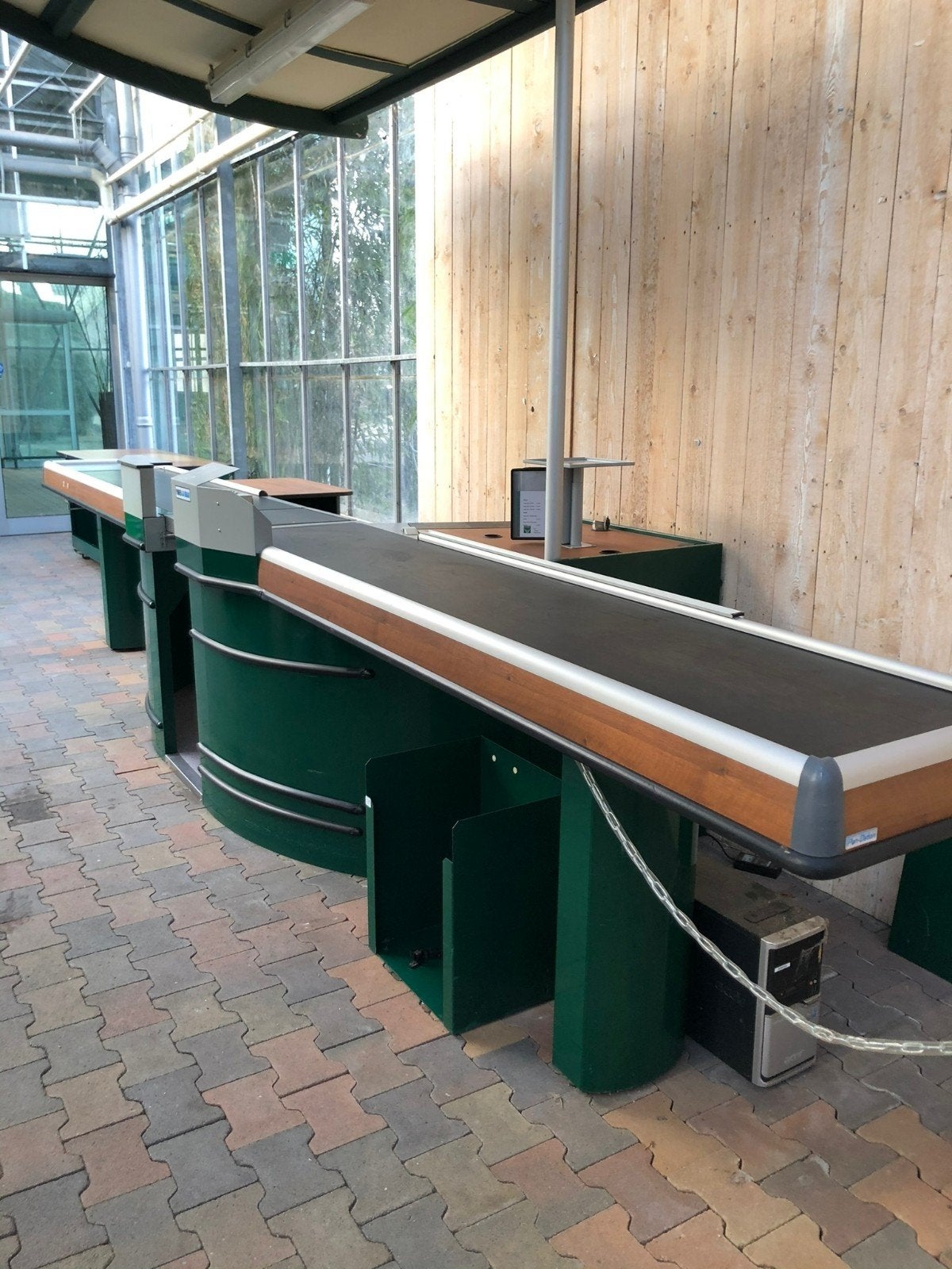 Kassaband winkel, tuincentrum, Ophalen, Gebruikt, Metaaldraaibank