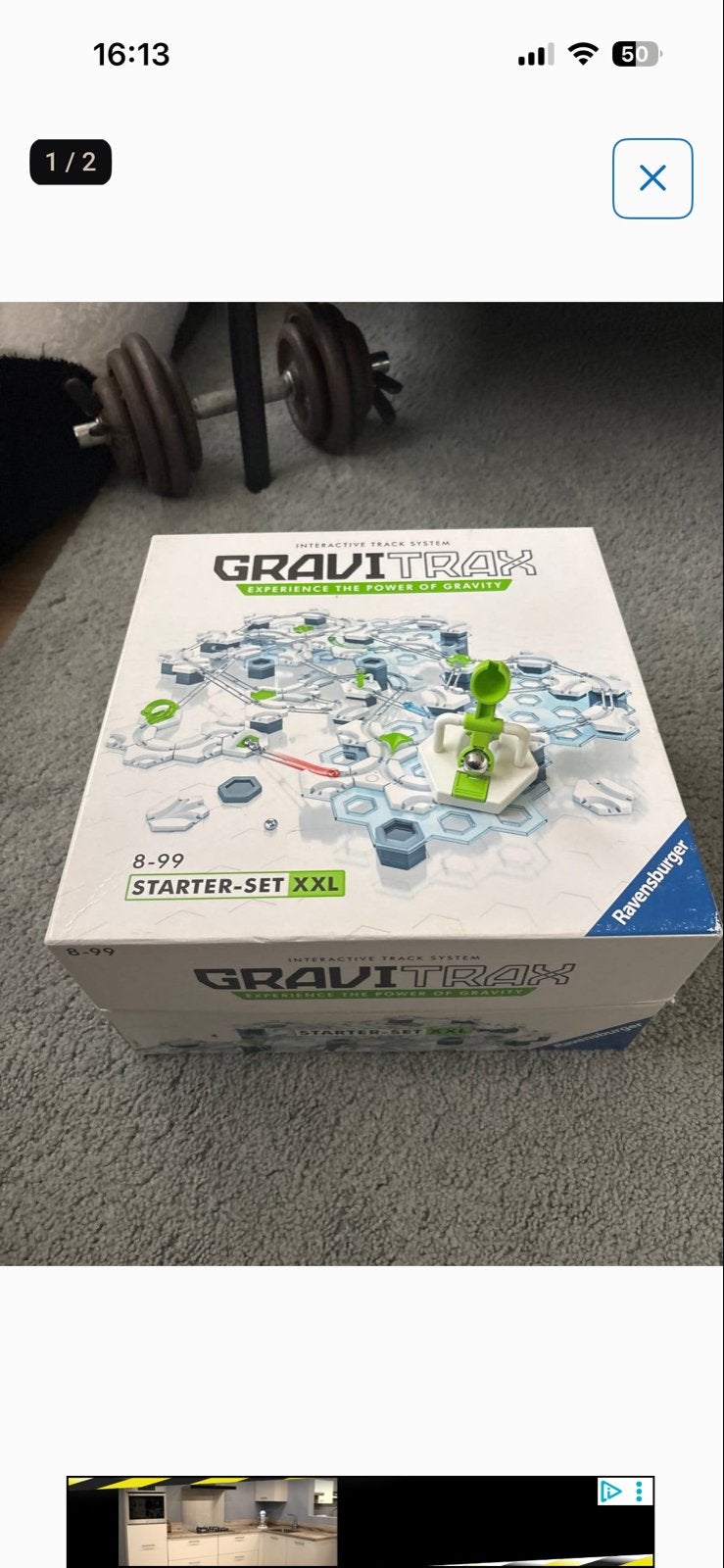GraviTrax Starter-Set XXL, Ophalen of Verzenden, Zo goed als nieuw, Overige merken