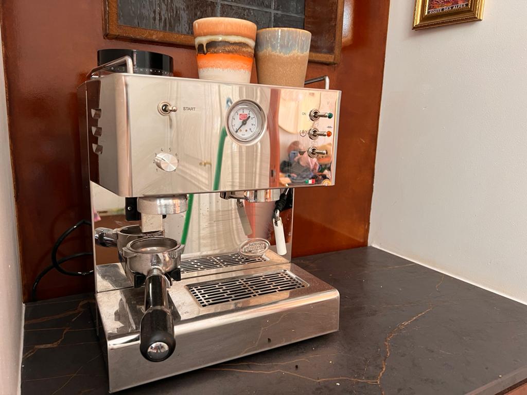 QuickMill 3035, Witgoed en Apparatuur, Koffiezetapparaten, Ophalen of Verzenden, Zo goed als nieuw, Espresso apparaat, Stoompijpje