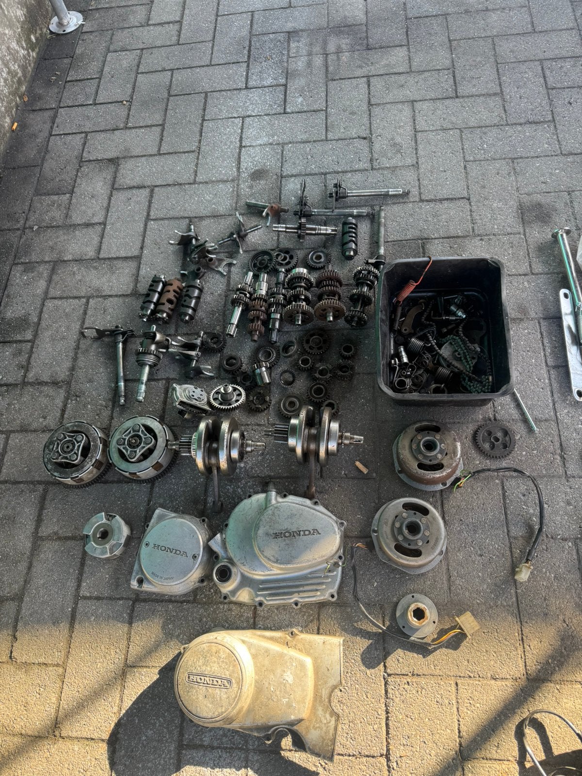 Lot motordelen honda cb125 en andere, Ophalen of Verzenden