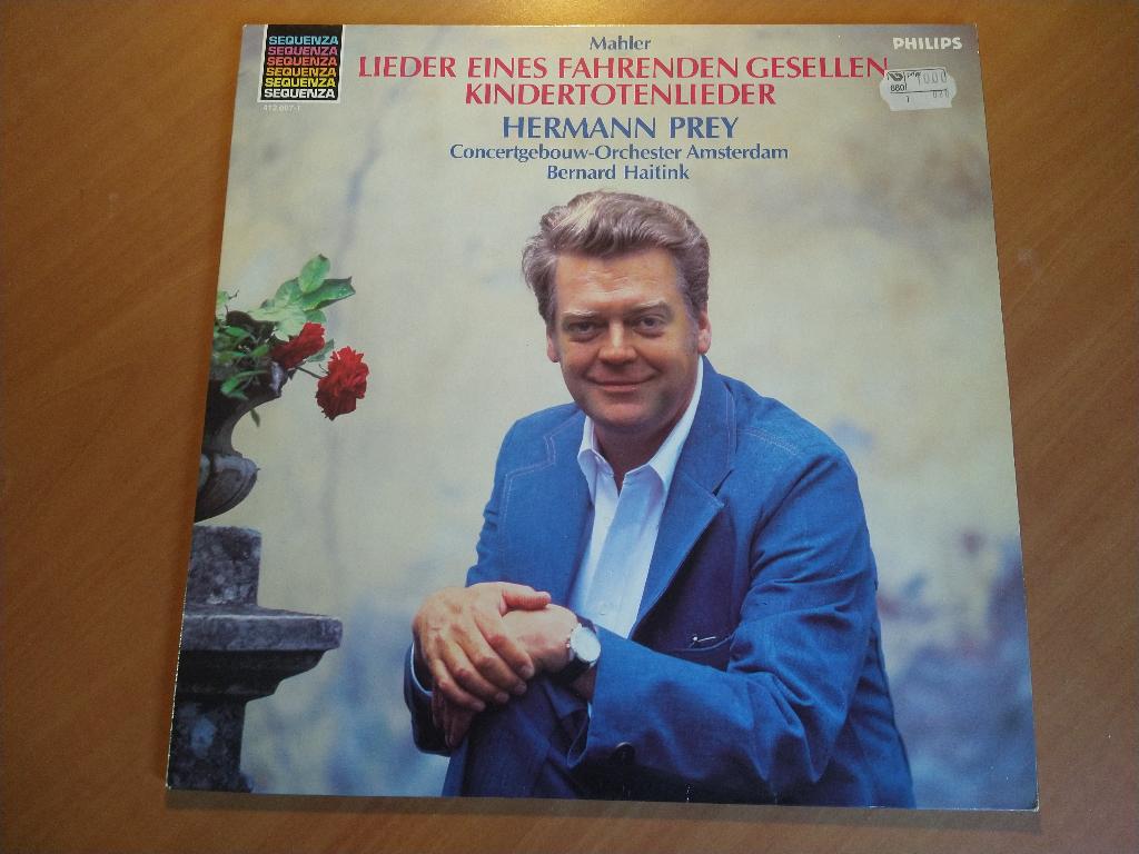 LP Hermann Prey - Mahler, Cd's en Dvd's, Vinyl | Klassiek, Ophalen of Verzenden, Zo goed als nieuw, Romantiek, 12 inch