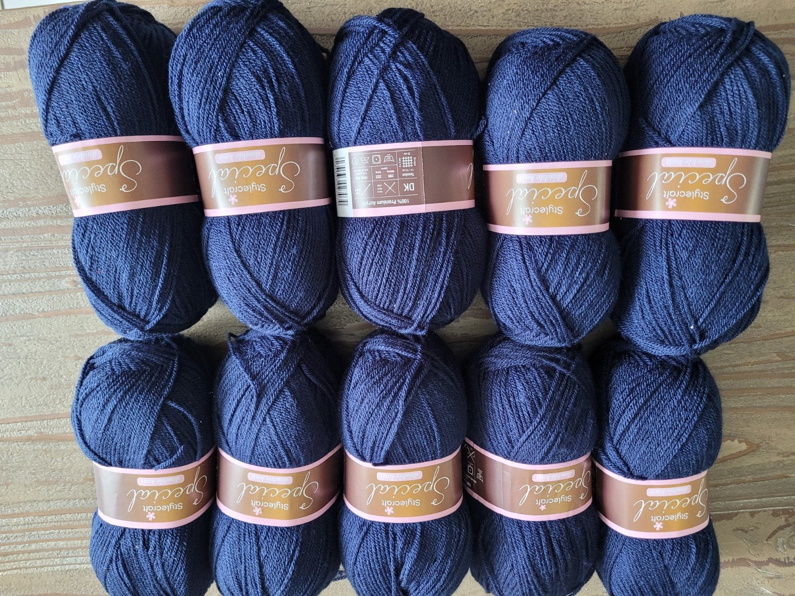 10 bollen Stylecraft Special dk  midnight blauw 1011, Verzenden, Nieuw