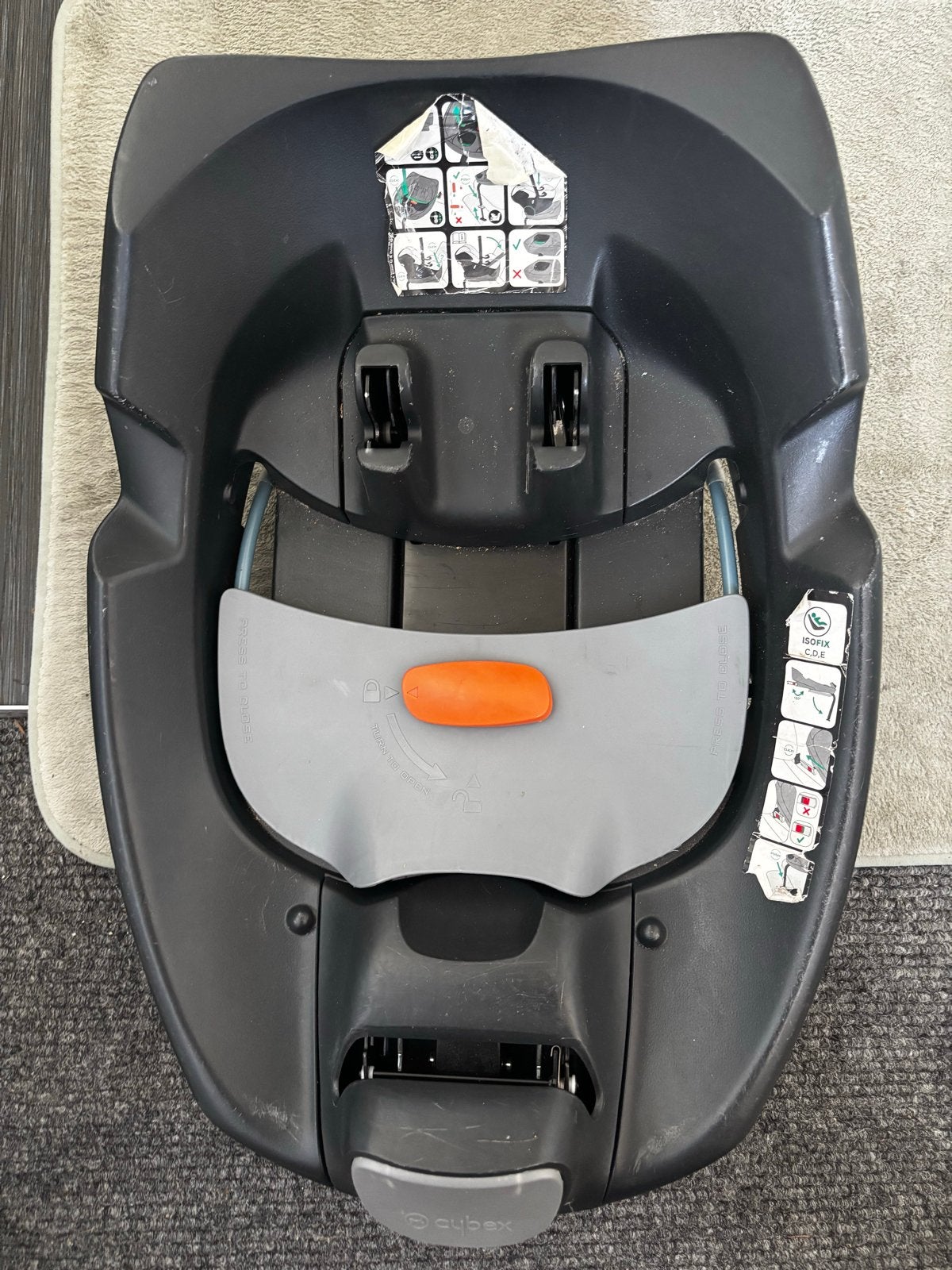Cybex Base Q-Fix Isofix base voor autostoeltjes, Gebruikt, Isofix, 0 t/m 13 kg, Ophalen