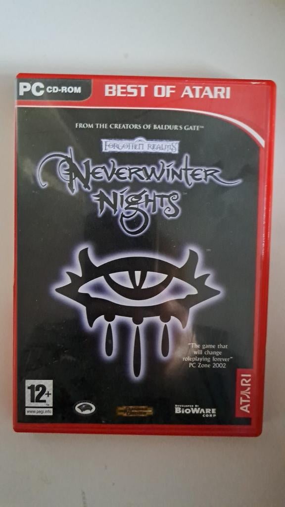 Neverwinter Nights PC CD-ROM - Best of Atari, Gebruikt, 1 speler, Ophalen of Verzenden, Role Playing Game (Rpg)