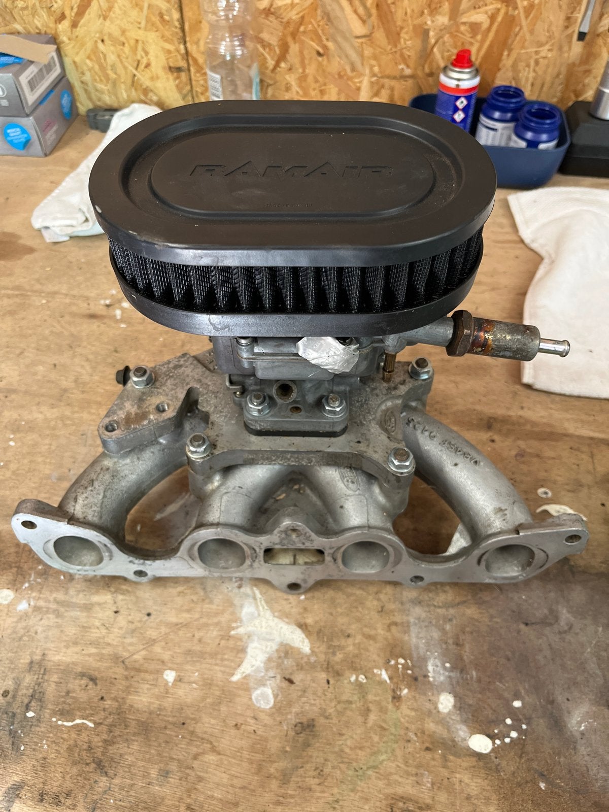 Weber 32/34 DFT Carburateur met Spruitstuk Ford 1.6 CVH, Ophalen of Verzenden, Gebruikt, Ford