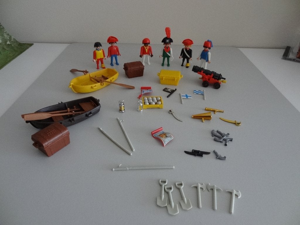 Diverse Playmobil piraten en accessoires, Kinderen en Baby's, Ophalen, Gebruikt, Losse onderdelen, Figuren