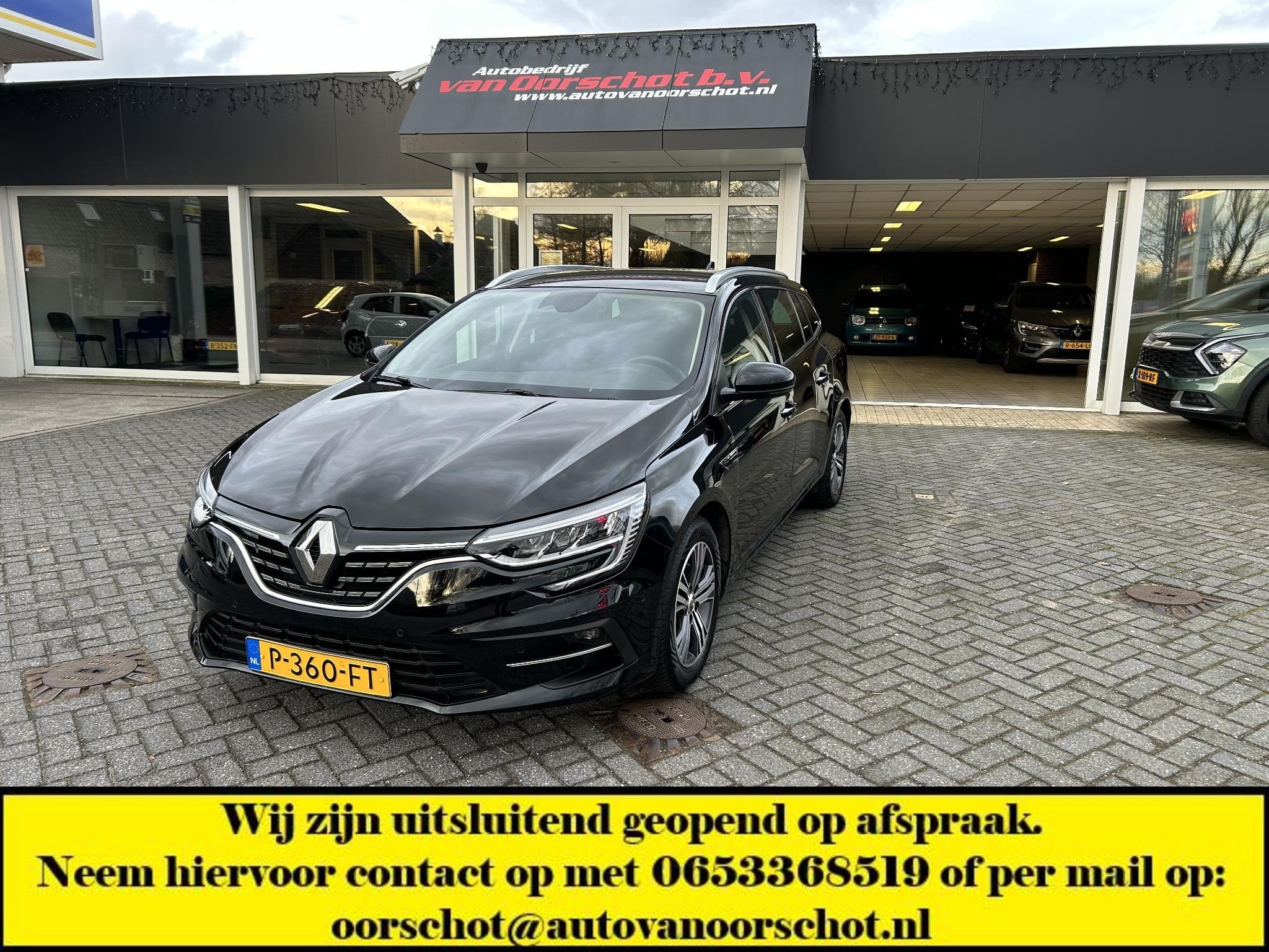 Renault Mégane Estate 1.6 E-Tech Plug-In Hybrid 160 Intens, Auto's, Dealer onderhouden, Stof, Gebruikt, 4 cilinders