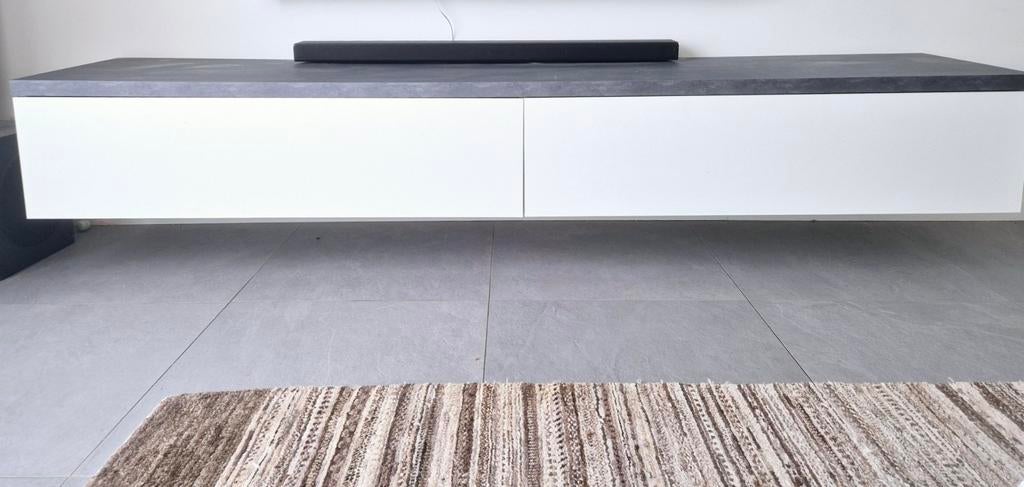 Zwevend tv meubel, Huis en Inrichting, Kasten | Televisiemeubels, Ophalen, Gebruikt, 200 cm of meer, Minder dan 100 cm