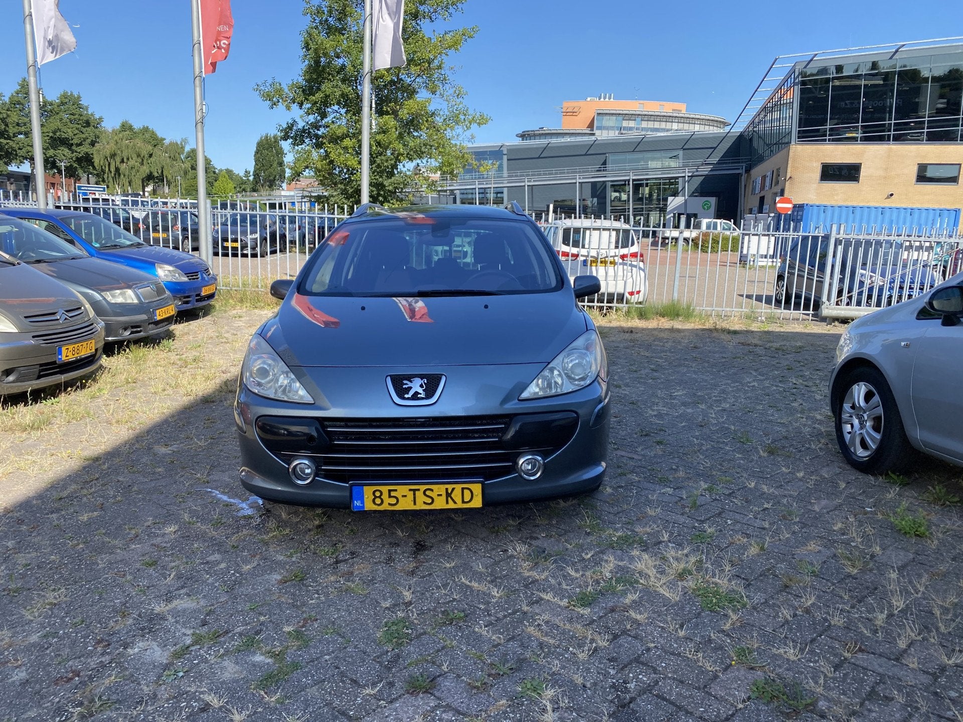 Peugeot 307 SW 1.6-16V Premium,100%Onderhouden,Climate&Cruis, Stof, Gebruikt, Zwart, 715 kg