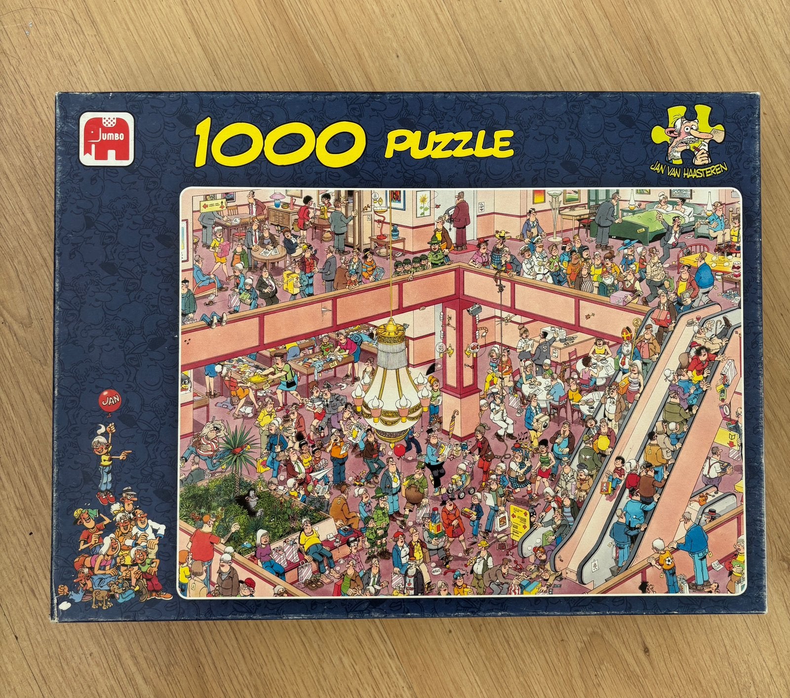 Jan van Haasteren 1000 st uitverkoop, Ophalen of Verzenden, 500 t/m 1500 stukjes, Gebruikt, Legpuzzel