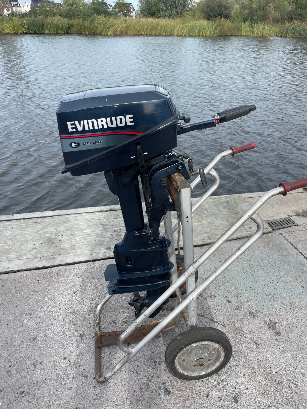 Evinrude 4pk 2-takt langstaart buitenboordmotor, Ophalen of Verzenden, Gebruikt