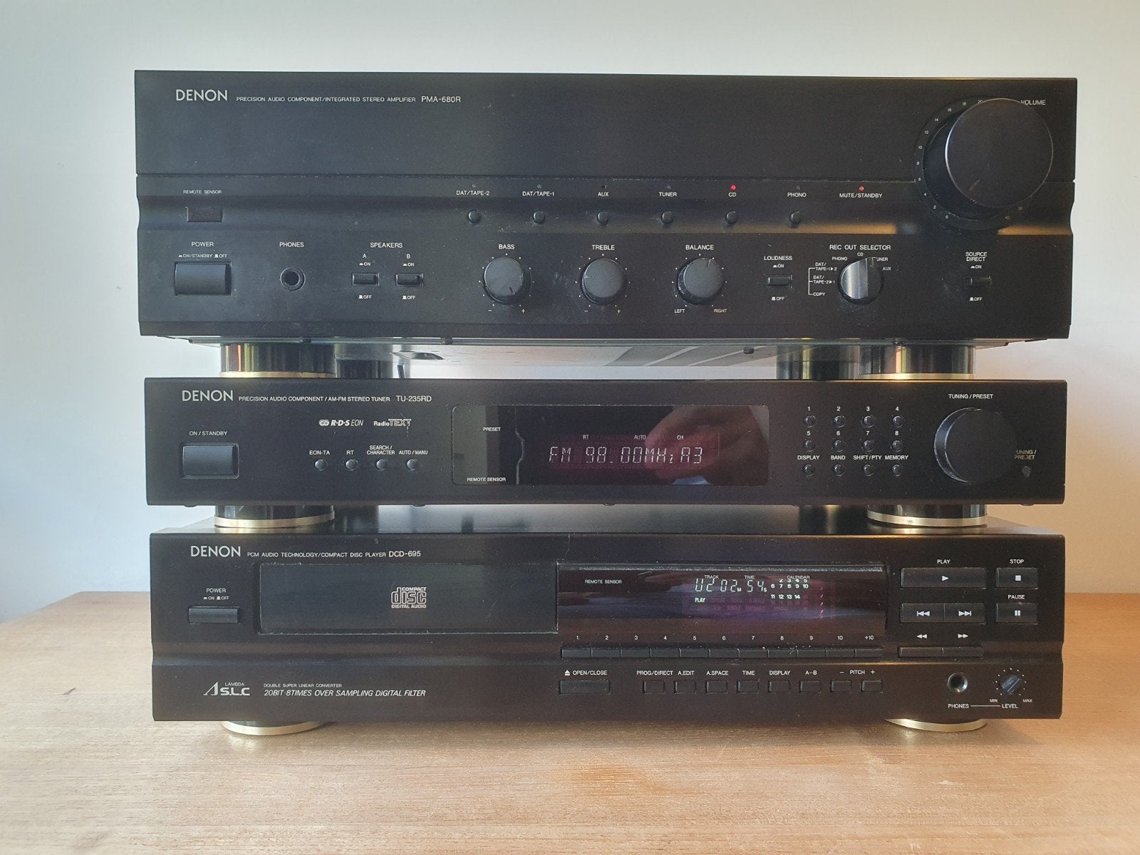 Denon PMA-680R versterker, TU-235RD tuner, DCD-695 CD-speler, Audio, Tv en Foto, Ophalen, Denon, Losse componenten, Zo goed als nieuw