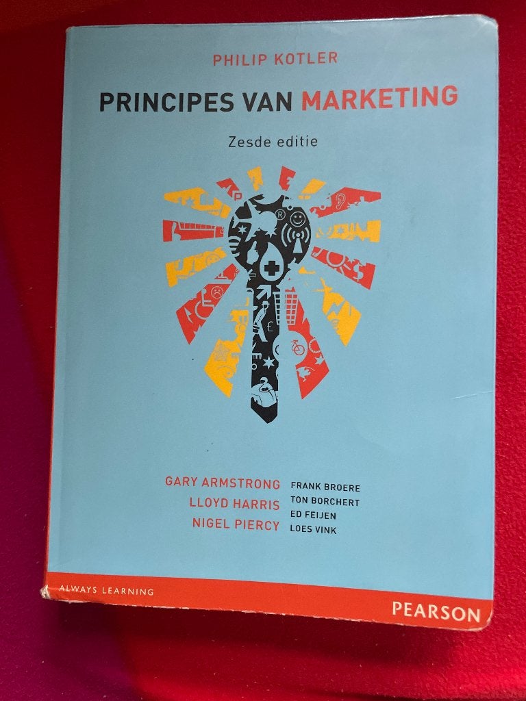 Principes van marketing, Ophalen, Alpha, Gelezen, HBO