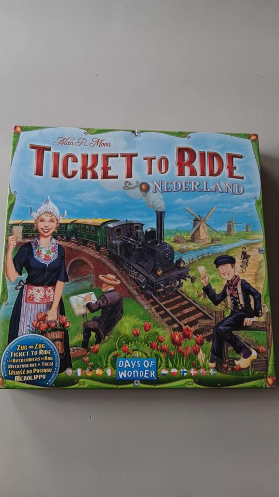 Ticket to ride Nederland., Een of twee spelers, Ophalen of Verzenden, Gebruikt