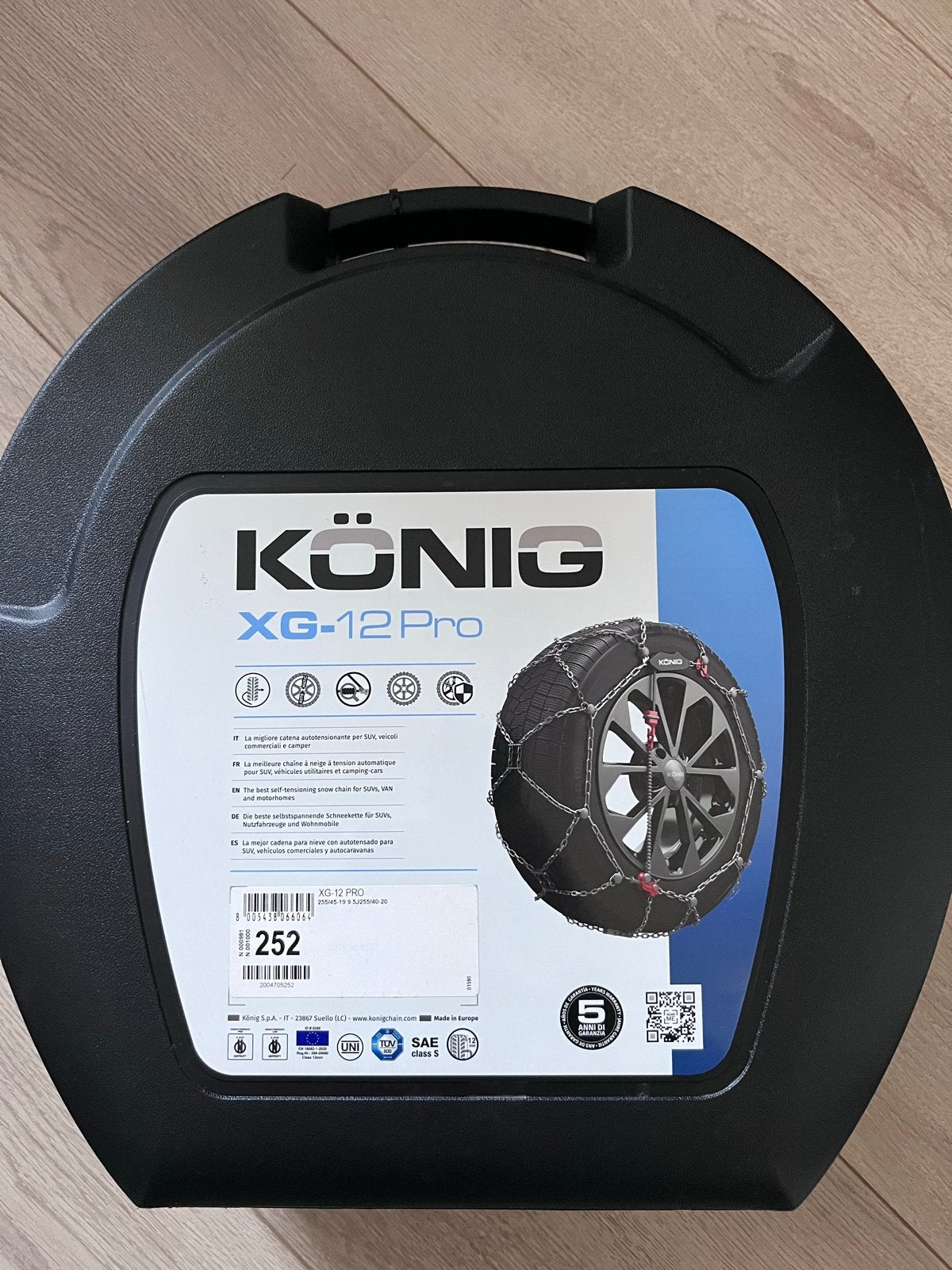 König XG-12 Pro 252 sneeuwkettingen Tesla Model Y verhuur, Auto diversen, Ophalen, Nieuw