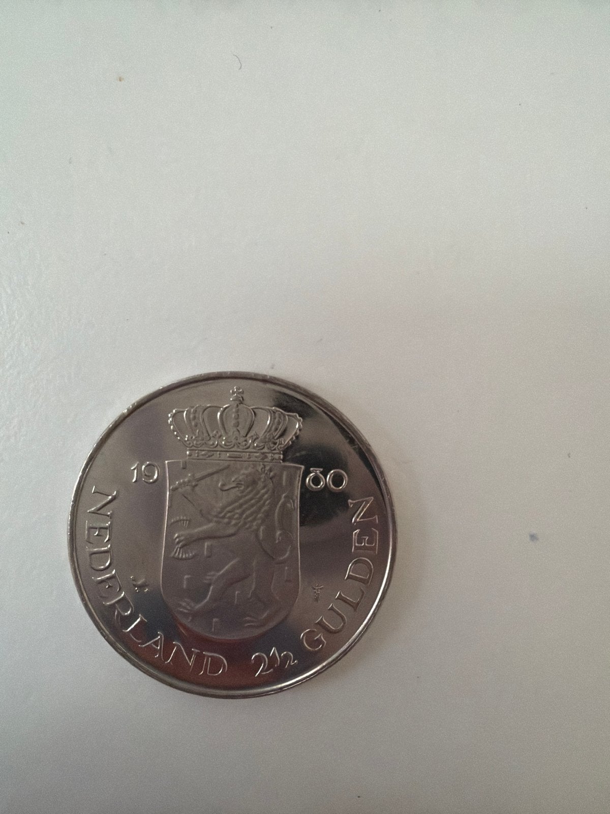 2½ Gulden Koningin Beatrix 1980 - Geen zilver, Ophalen of Verzenden, Koningin Beatrix, 2½ gulden, Losse munt