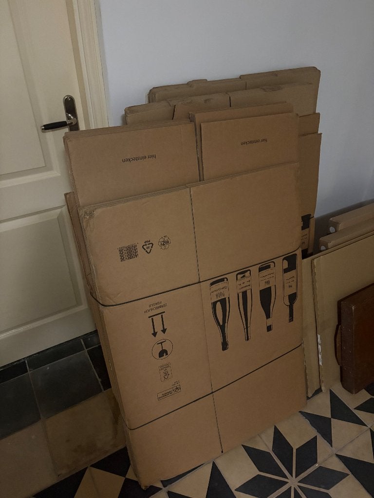 Wijndozen, Doe-het-zelf en Verbouw, Ophalen, Doos, 40 tot 60 cm, Opvouwbaar