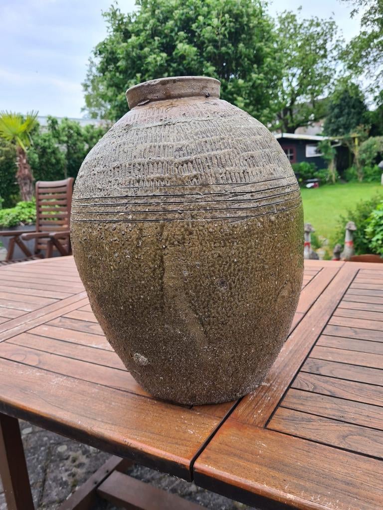 Stenen kruik, Tuin en Terras, Ophalen of Verzenden