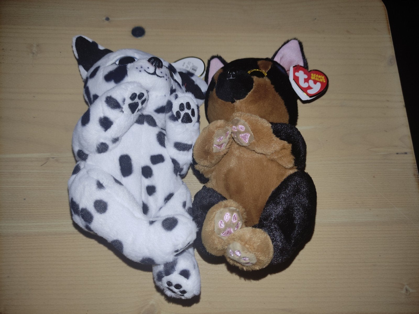 Ty Beanie Bellies: Dalmatiër Rowdy & Duitse Herder Fritz, Info@ty.com, 100 Ty Plaza, Oakbrook, IL 60523, USA, Nieuw, Met label