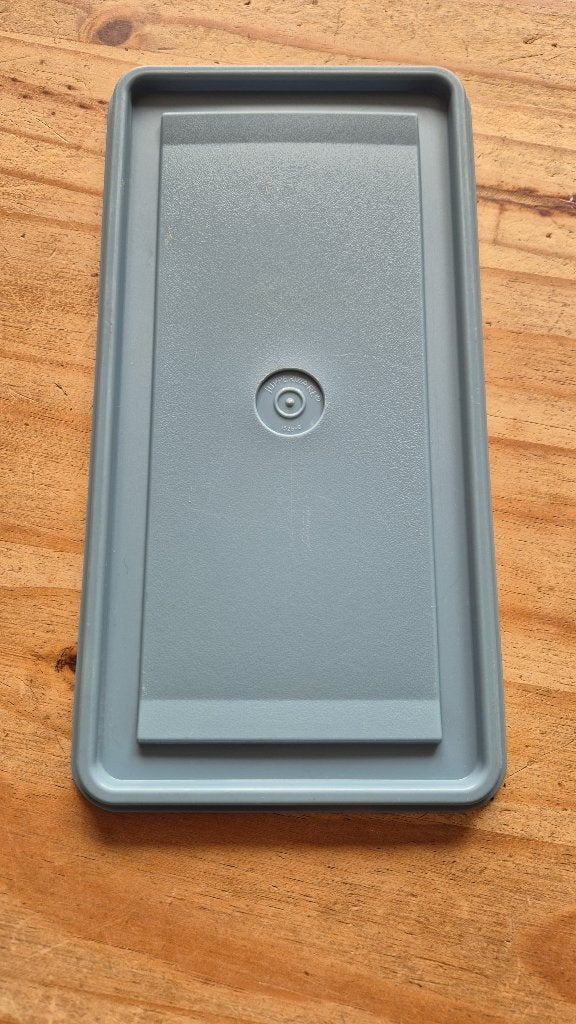 Tupperware deksel 1525-6 27x14cm Blauw, Huis en Inrichting, Blauw, Overige typen, Ophalen of Verzenden, Zo goed als nieuw