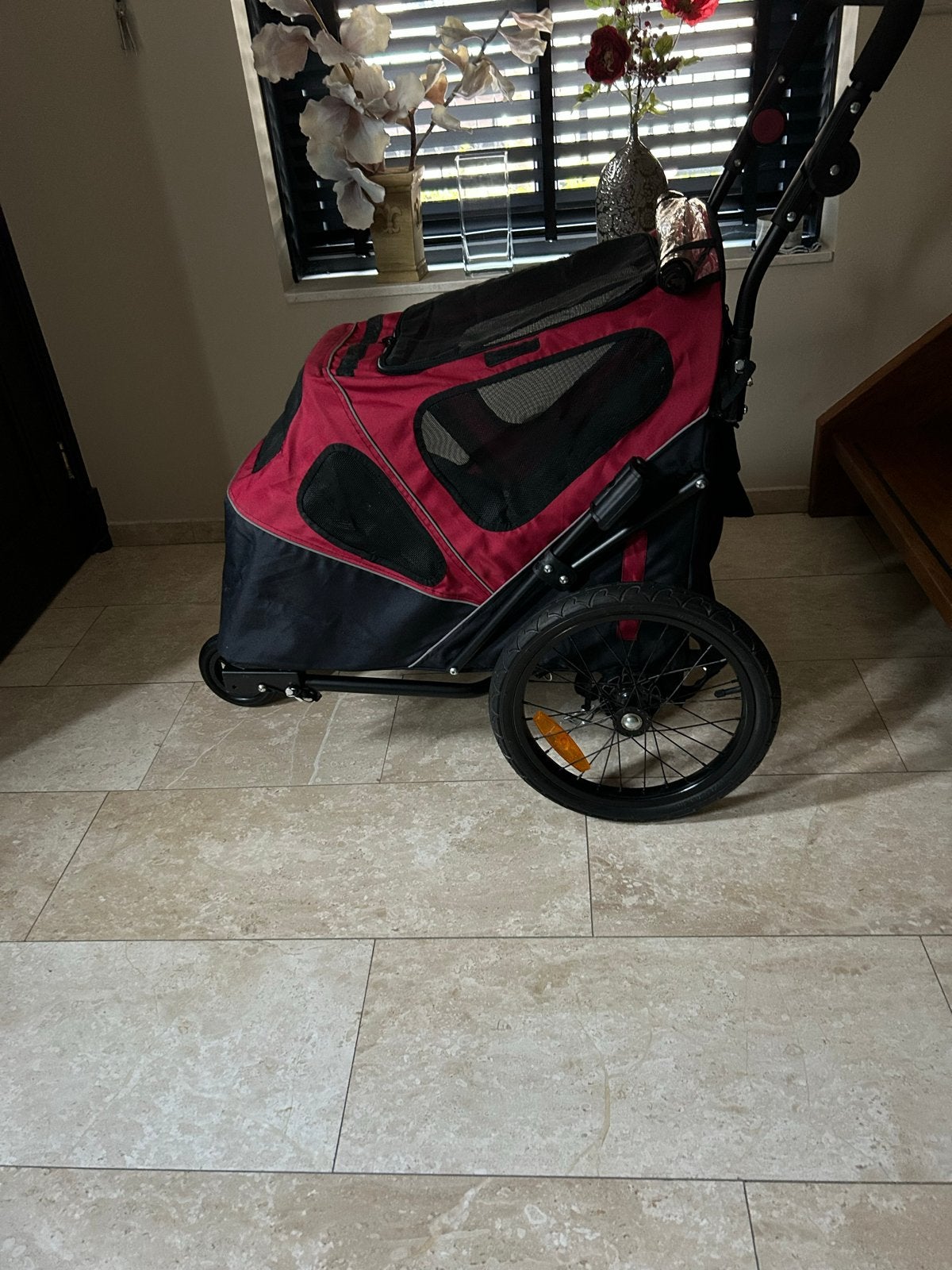 Honden buggy fiets car bevestigen x wandelen compleet, Ophalen