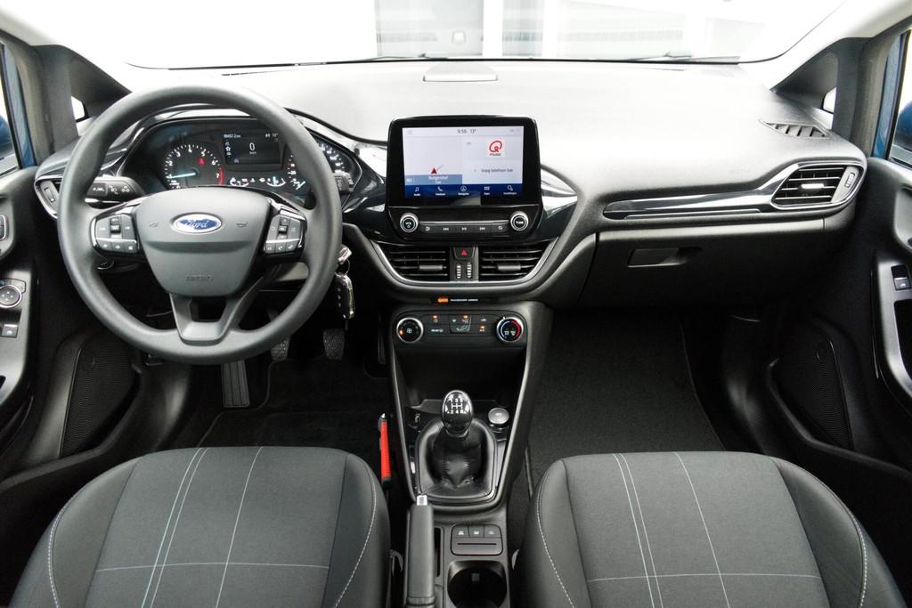 Ford Fiesta 1.1 Trend|1e Eigenaar|CARPLAY|NAVI|DAB|LANE ASSI, Voorwielaandrijving, Gebruikt, Met garantie (alle), Blauw