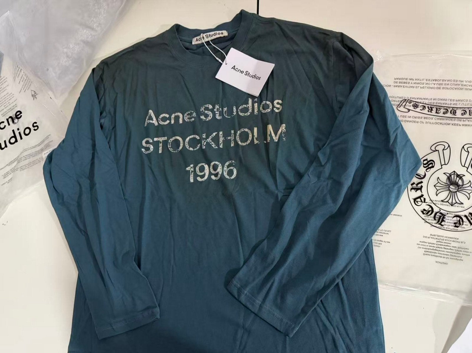 Acne Studios Longsleeve - Diverse Maten Beschikbaar, Ophalen of Verzenden, Nieuw, Overige maten, Groen