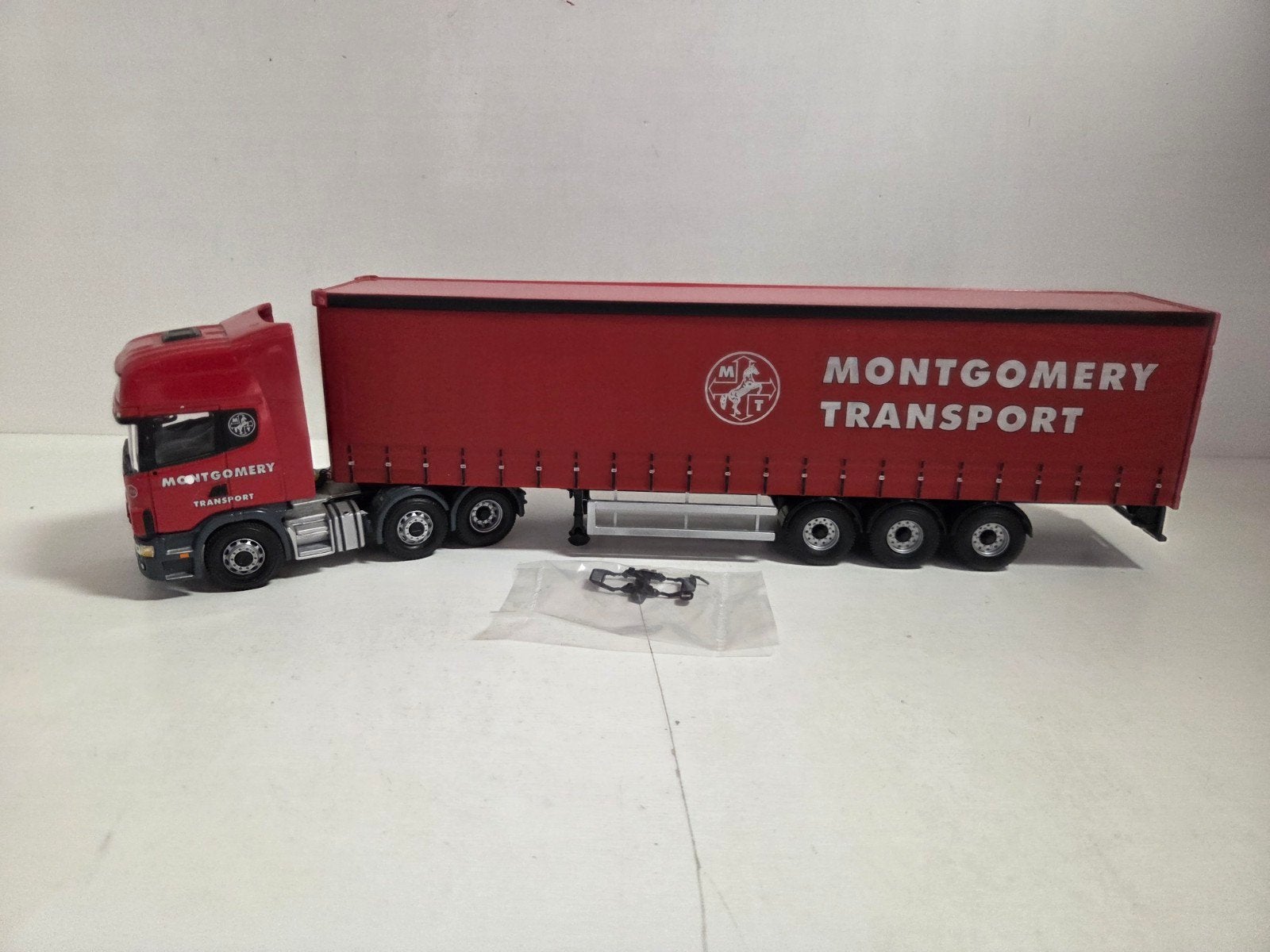 Corgi Scania Topline zeiloplegger Montgomery, Corgi, ., Ophalen of Verzenden, Zo goed als nieuw