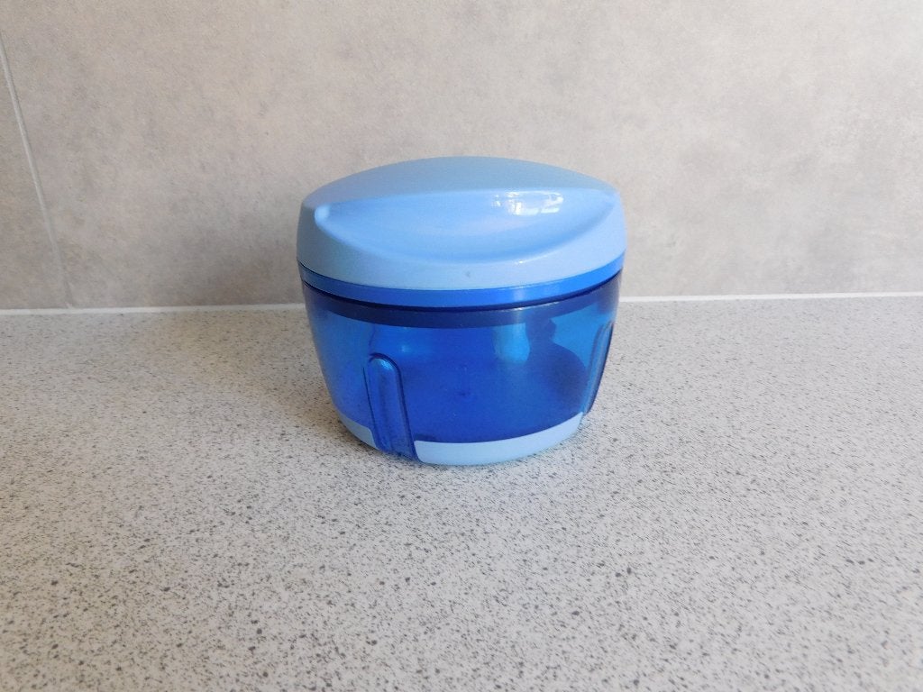 Tupperware mini Quick Chef Blauw - 300 ml, Gebruikt, Blauw, 300 ml, Overige typen