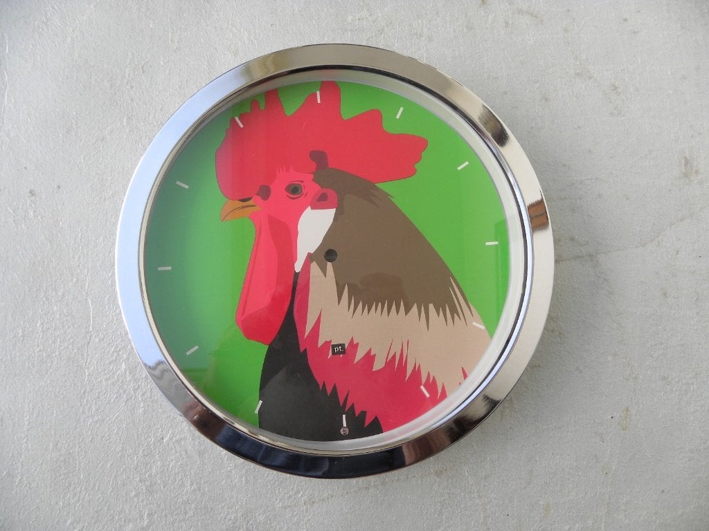 Lege klokkast haan, Ophalen of Verzenden, Zo goed als nieuw, Wandklok
